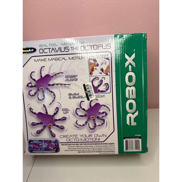 RoseArt Robo-X Octavius the Octopus Purple Robotic Toy Real Feel Motion 77102 - Picture 2 of 2